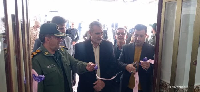 افتتاح مسکن مددجویان در بخش کاکاوند
