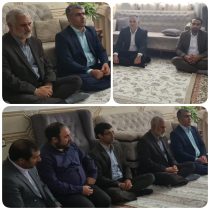 دیدارمسئولین دستگاه قضایی شهرستاندلفان با خانواده شهدا
