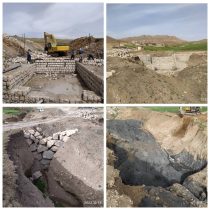 آغاز عملیات عمرانی آبخیزداری در روستای وروشت شهرستان دلفان