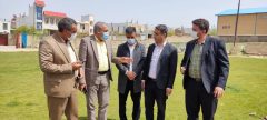 بازدید فرماندار شهرستان دلفان از زمین چمن شهر نورآباد