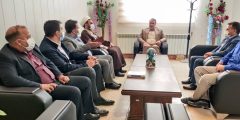 دیدار مدیر کل دامپزشکی استان لرستان با فرماندار شهرستان دلفان