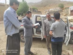 بازدید فرماندار شهرستان دلفان از روستاهای بخش کاکاوند شهرستان دلفان