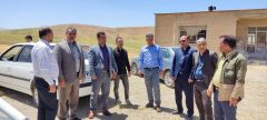  بازدید فرماندار دلفان از بخش کاکاوند
