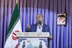 برگزاری میز شمیم خدمت و سخنرانی پیش از خطبه های نماز جمعه رییس کل دادگستری استان لرستان