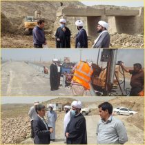 ‍بازدید امام جمعه شهرستان دلفان حجه الاسلام والمسلمین خانی با مسئولین راهداری شهرستان