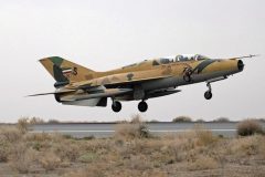 سقوط یک فروند جنگنده در شرق اصفهان