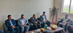 به مناسبت گرامیداشت هفته جهاد کشاورزی مدیر و معاونت جهاد کشاورزی و روسای ادارات تابعه با فرماندار