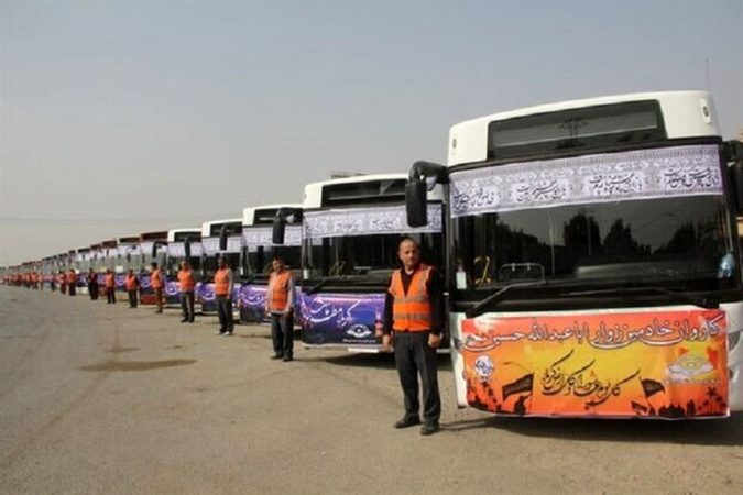 ۲۵۰۰ دستگاه اتوبوس امروز وارد مهران می شود