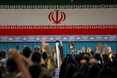 دیدار دانش آموزان با رهبر معظم انقلاب اسلامی