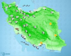 بارش باران در اغلب شهرهای کشور