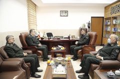 دیدار فرماندهان سابق و جدید نیروی انتظامی