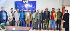 دیدار کارکنان و ریاست منابع طبیعی با فرماندار دلفان