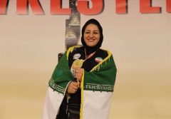 قهرمانی بانوی مچ اندازی ایرانی