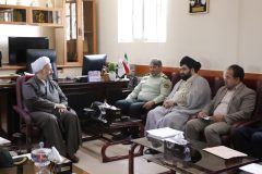 دیدار سردار الهی و فرماندهان انتظامی استان با رییس کل دادگستری لرستان