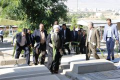 غبار روبی مزار شهید رحیمی بمناسبت هفته قوه قضاییه
