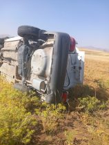 بازهم واژگونی خودرو سواری پراید
