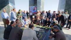 عطر افشانی قبور شهدای گمنام شهر نورآباد